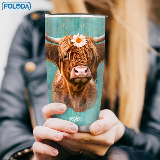 Highland Cow Insulated Hot & Cold 20oZ Cup